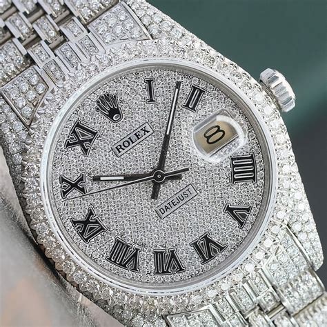 rolex factory diamond quality|rolex full diamond price.